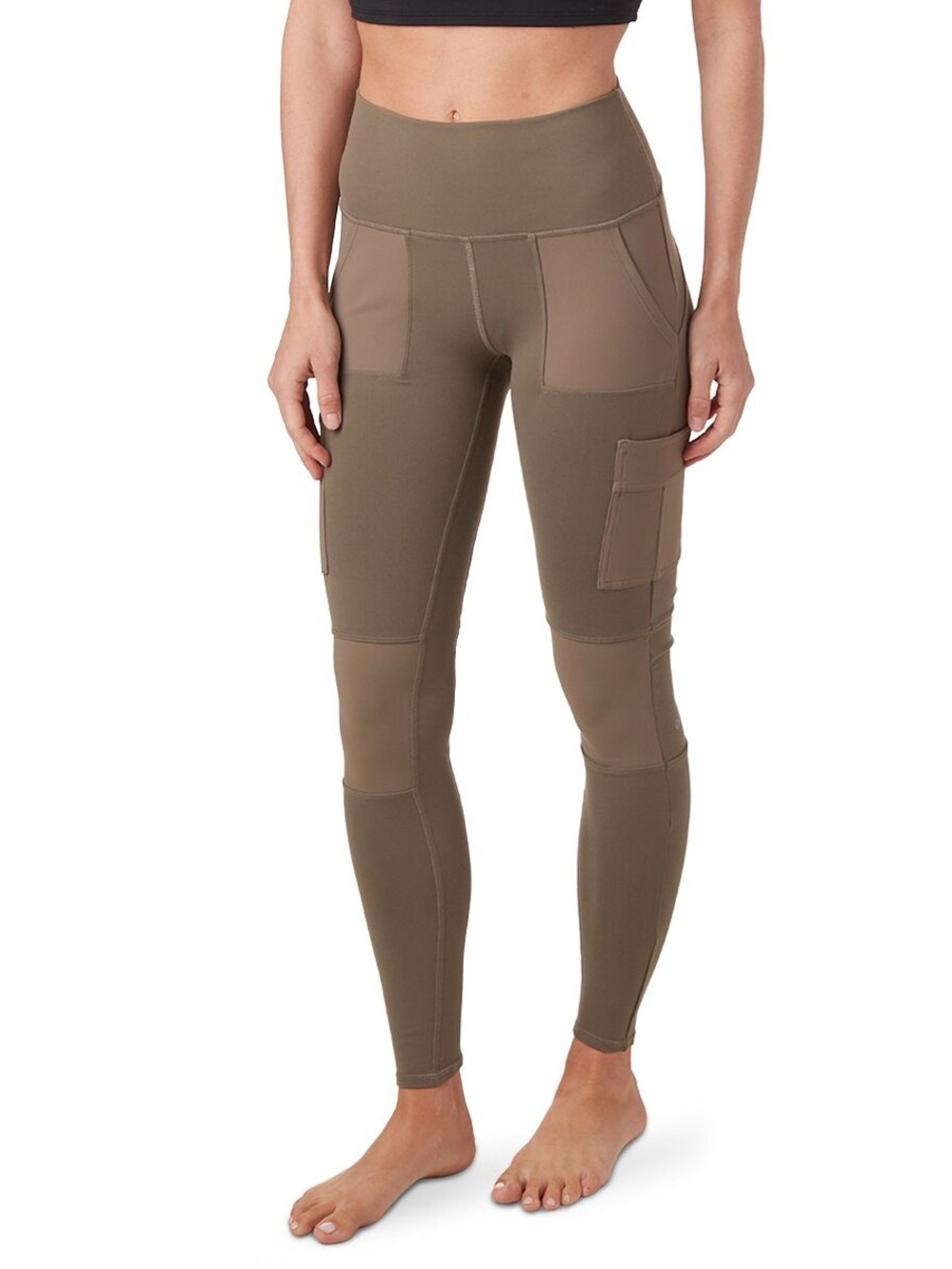 NWT ALO Yoga Olive Cargo Pocket High-Rise Leggings